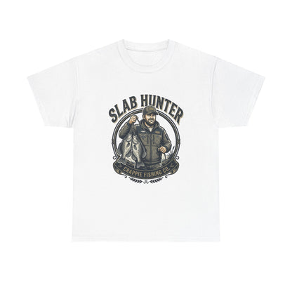 Slab Hunter Crappie Fishing T-Shirt — Fisherman Graphic Tee