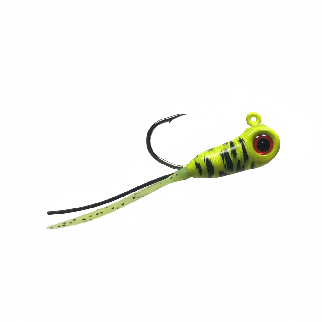 Chartreuse Black Striped Jig - Photo 1